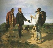 Gustave Courbet The Meeting or Bonjour,Monsieur Courbet